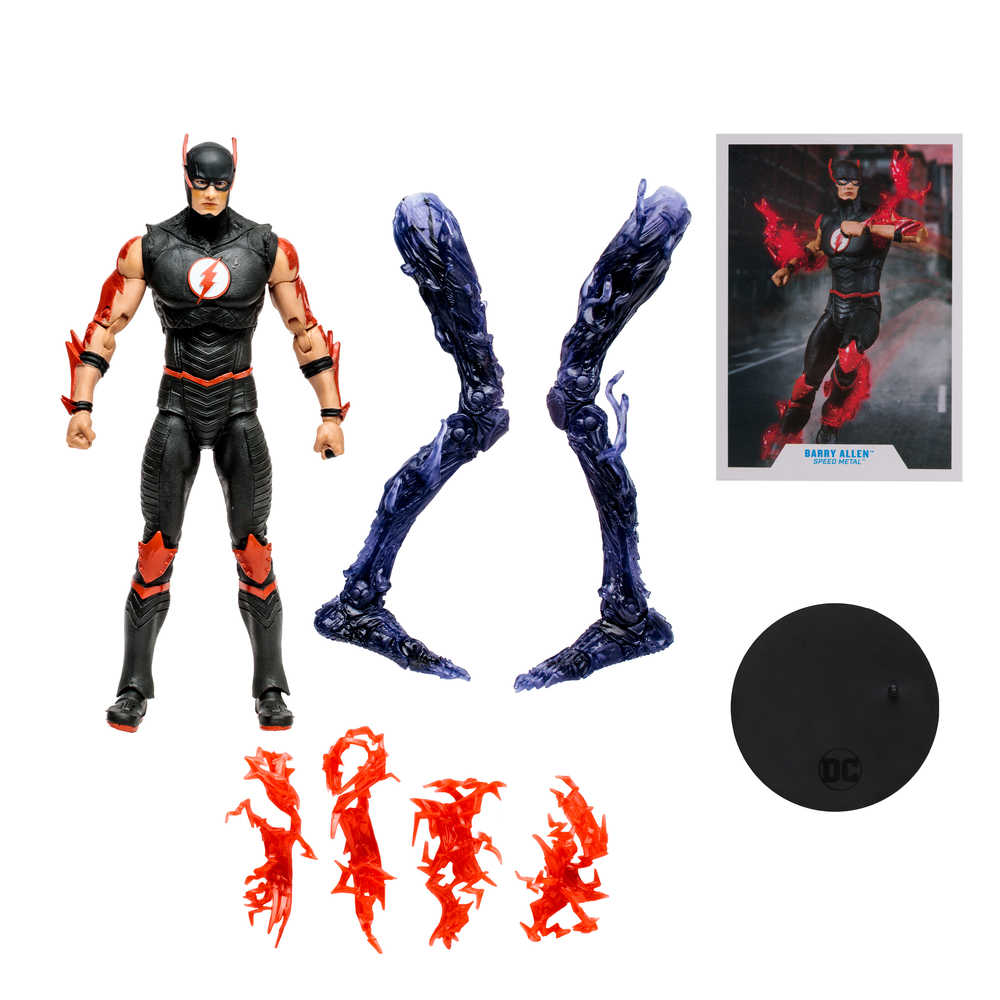 DC Collector Build-A Wv9 Speed Metal Barry Allen 7in Action Figure