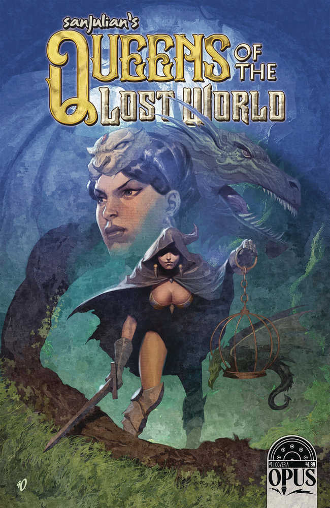 Sanjulian Queen Lost World #1 Cover A Olivetti