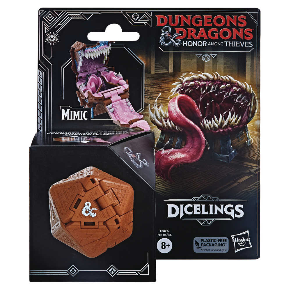 D&D Dicelings Dark Brown Mimic Beast Collector's Figure