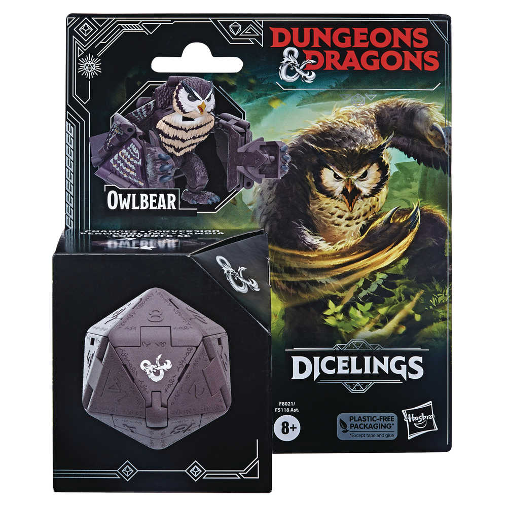 D&D Dicelings Brown Owlbear Collector's Figure