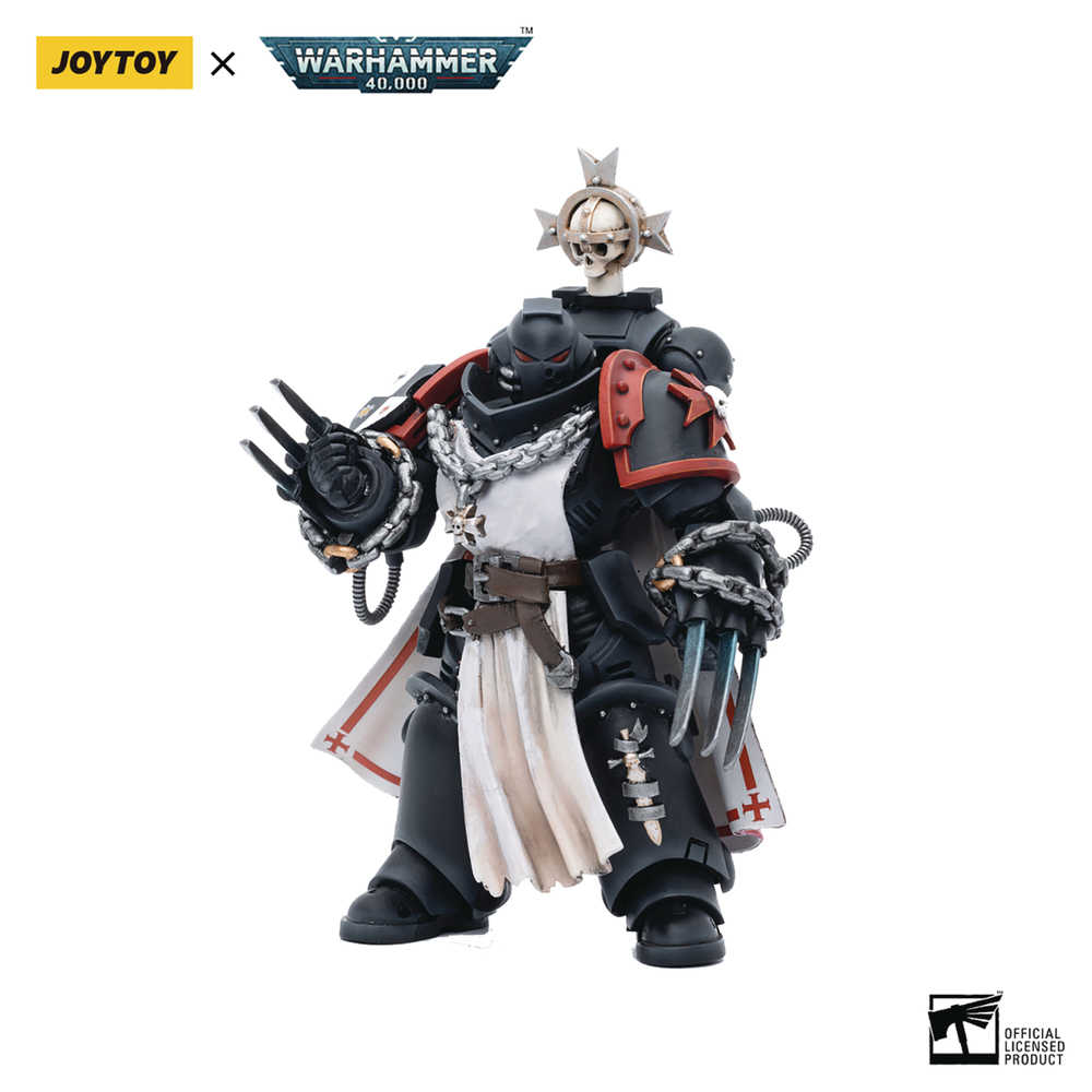 Joytoy Warhammer 40k Black Templars Sword Brethren Alberic 1/18 Action Figure