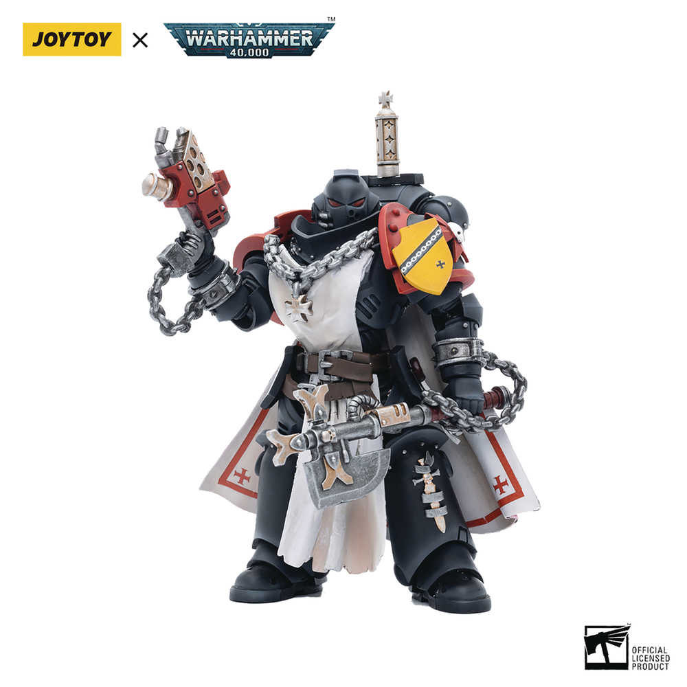 Joytoy Warhammer 40k Black Templars Sword Brethren Granbertus 1/18 Action Figure