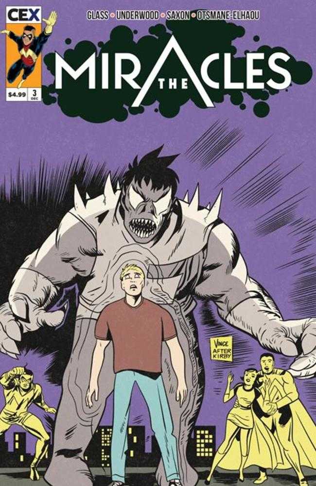 Miracles #3 (Of 4) Cover B Vince Underwood Kirby Homage Variant