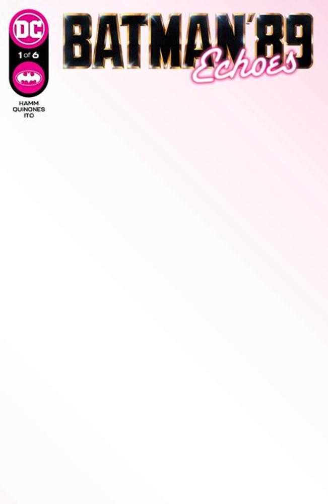 Batman 89 Echoes #1 (Of 6) Cover D Blank Card Stock Variant