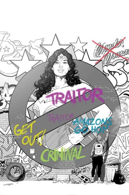 Wonder Woman #4 Cover F 1 in 50 Daniel Sampere Virgin Card Stock Variant