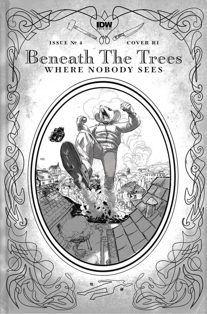 Beneath Trees Where Nobody Sees #4 Cover C 25 Copy Rossmo Black & White