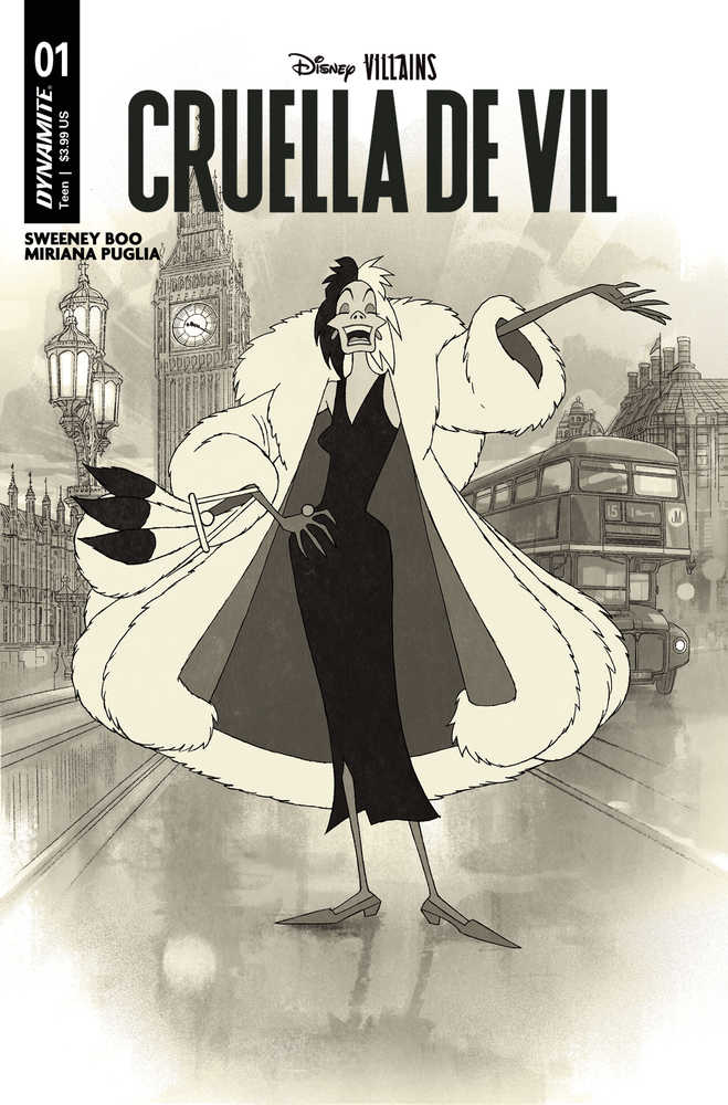 Disney Villains Cruella De Vil #1 Cover L 7 Copy Foc Variant Edition Midd
