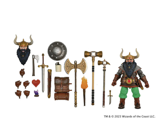 Dungeons & Dragons  Ult Elkhorn The Good Dwarf Fighter 7in Action Figure