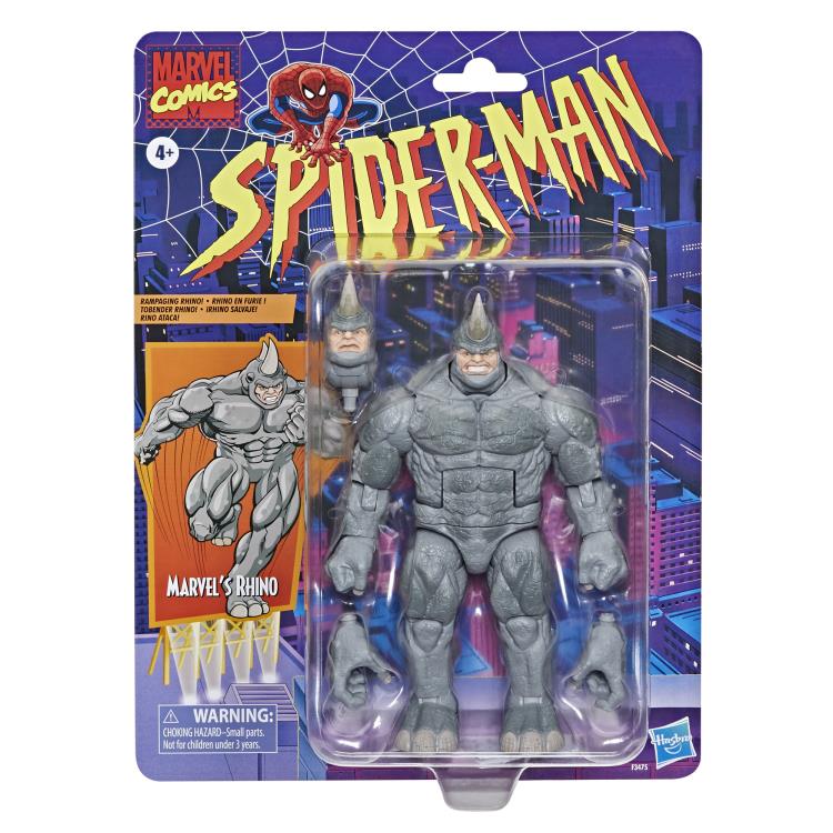 Spider-Man Marvel Legends Retro Collection 20th Anniversary Series Marvel's Rhino