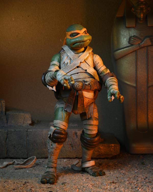 Universal Monsters x Teenage Mutant Ninja Turtles Ultimate Michelangelo as The Mummy