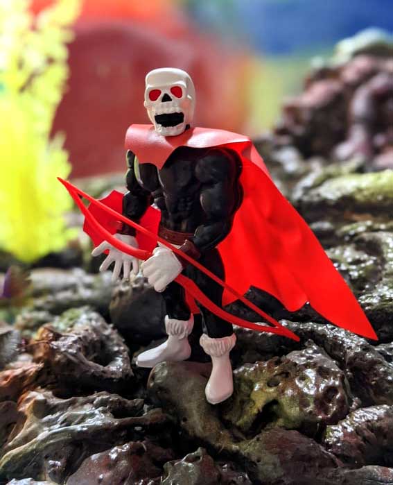 FLEXZORS SKULL MAN BENDABLE ACTION FIGURE MOC