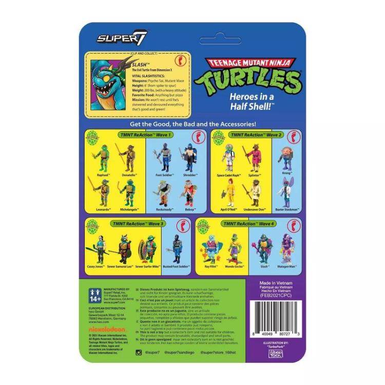TMNT ReAction Slash Figure