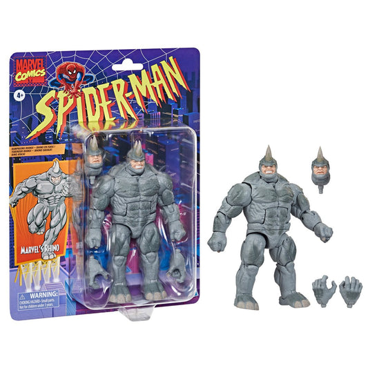 Spider-Man Marvel Legends Retro Collection 20th Anniversary Series Marvel's Rhino
