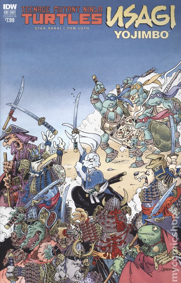 Teenage Mutant Ninja Turtles Usagi Yojimbo (2017 IDW) #1B