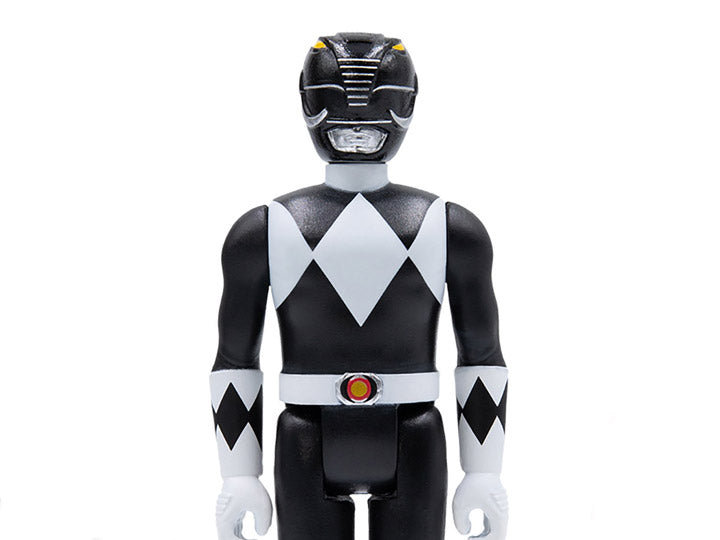 Mighty Morphin Power Rangers ReAction Black Ranger Figure