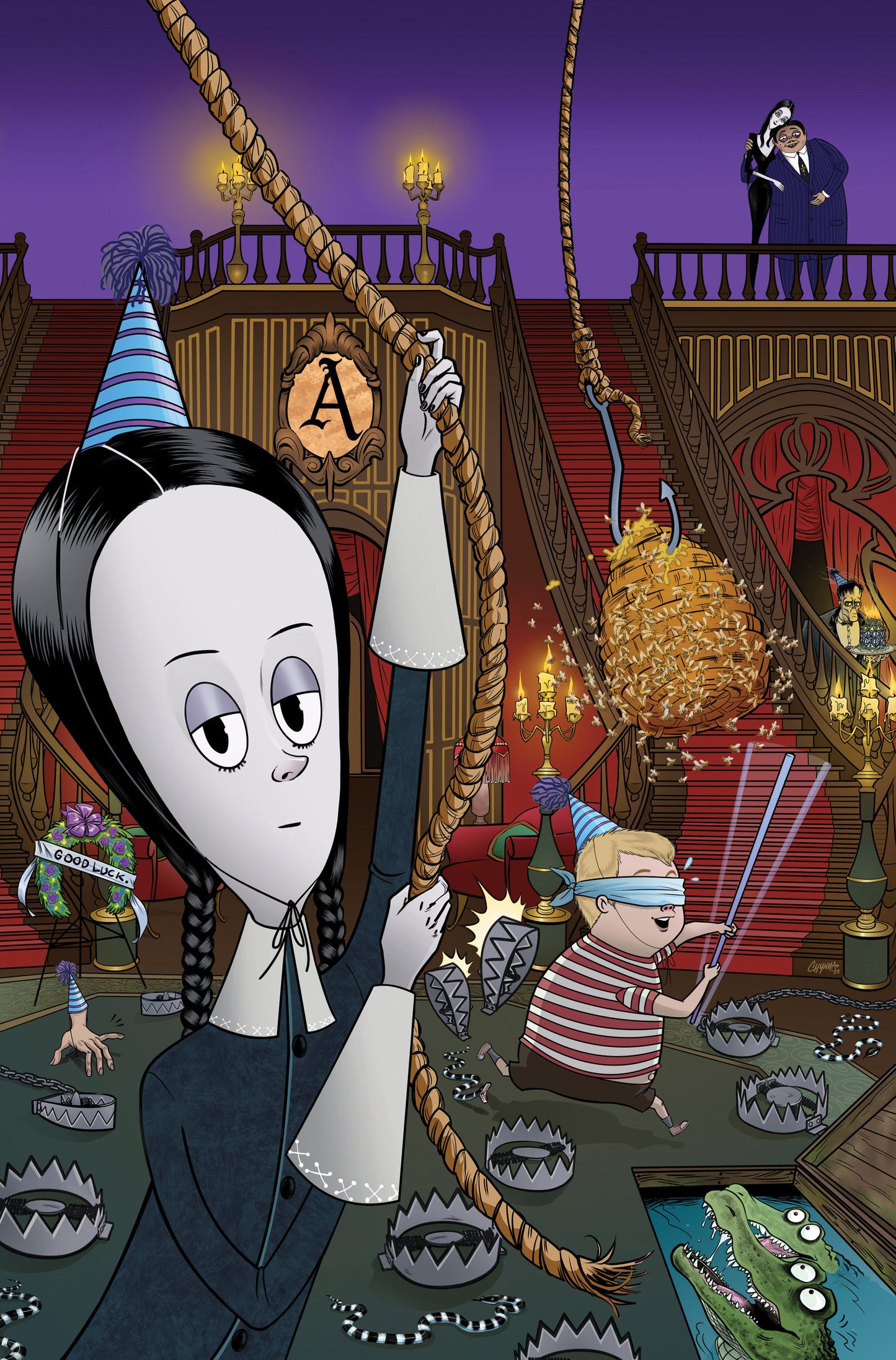 The Addams Family: The Bodies Issue Variant Ri (10) (Clugston Flores Full Art)