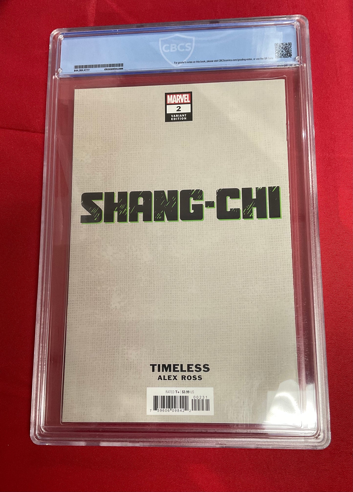 Shang-Chi (2020 Marvel) #2C CBCS 9.8