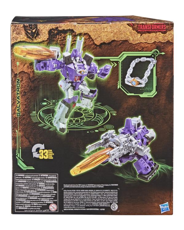 Transformers Toys Generations War for Cybertron: Kingdom Leader Galvatron Action Figure