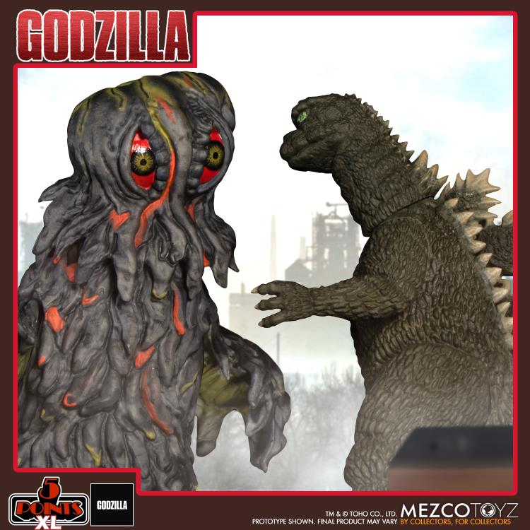 Godzilla vs Hedorah 5 Points XL Godzilla & Hedorah (Final & Flying Forms) Figure Boxed Set