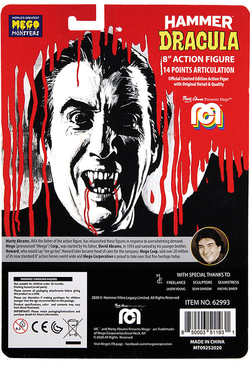 Hammer Dracula 8" Mego Figure