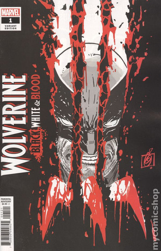 Wolverine Black White and Blood (2020 Marvel) #1B