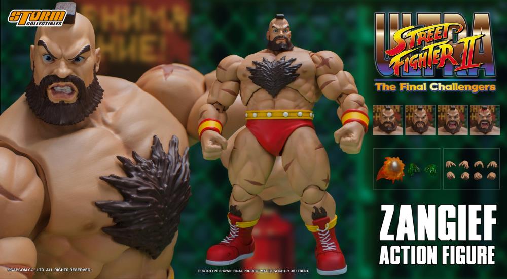 Ultra Street Fighter II: The Final Challengers Zangief 1/12 Scale Figure