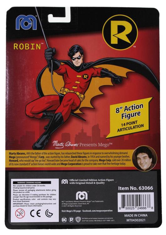 DC Comics Robin 8" Mego Figure