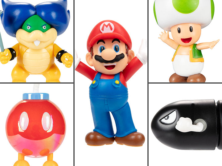 World of Nintendo 2.50" Wave 31 Set of 5 Limited Articulation Figures