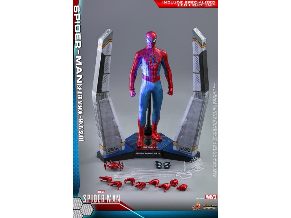 Marvel's Spider-Man VGM43 Spider-Man (Spider Armor MK IV) 1/6 Scale Collectible Figure