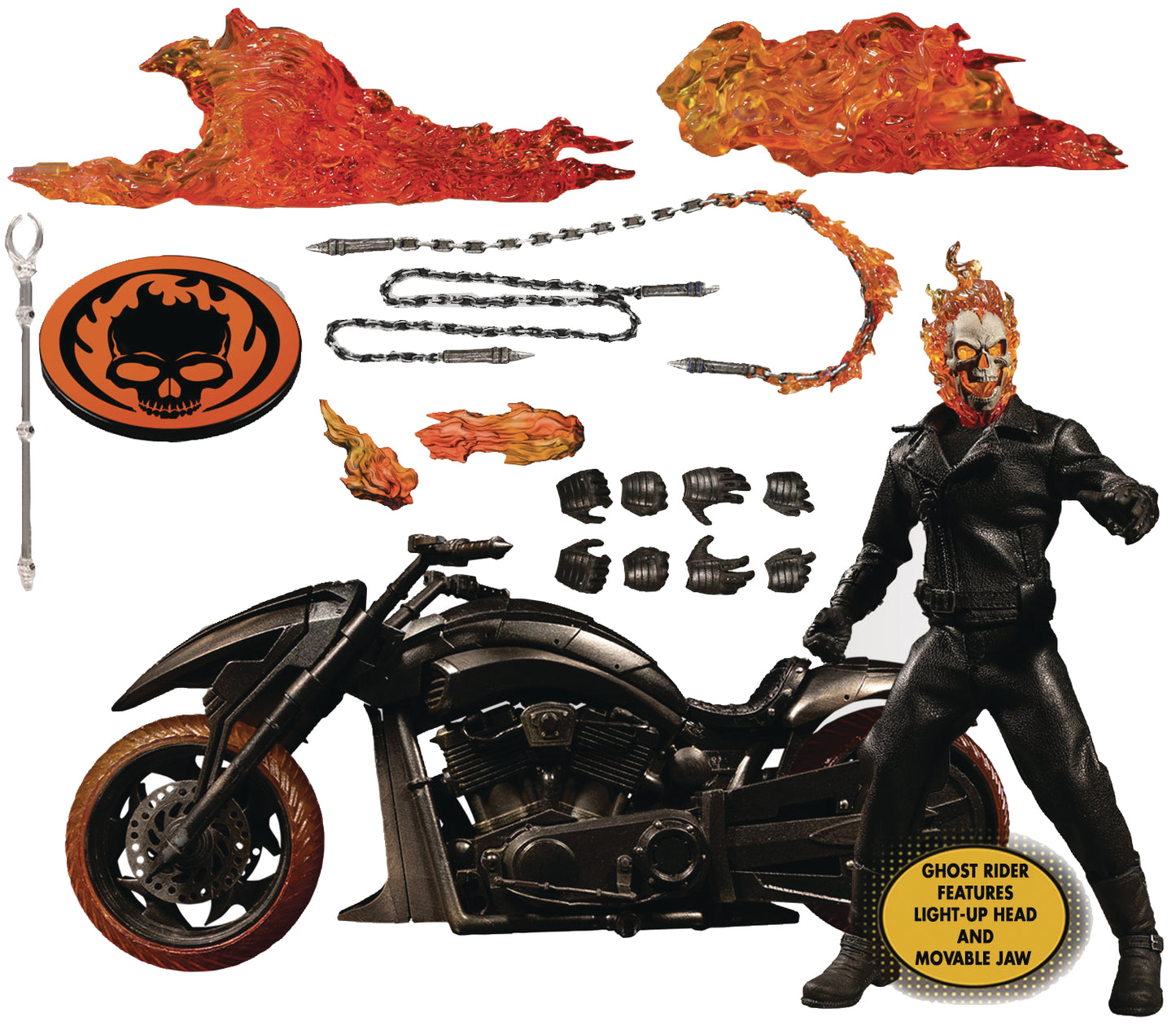 ONE-12 COLLECTIVE MARVEL GHOST RIDER & HELL CYCLE