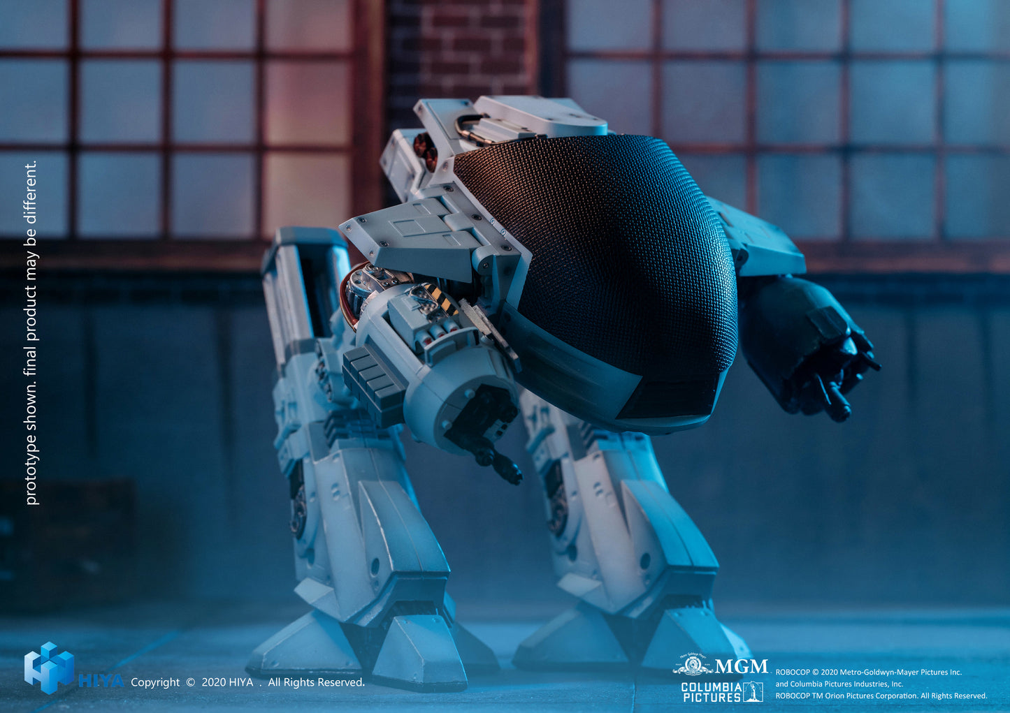 ROBOCOP BATTLE DAMAGED ED-209 PX 1/18 SCALE FIGURE
