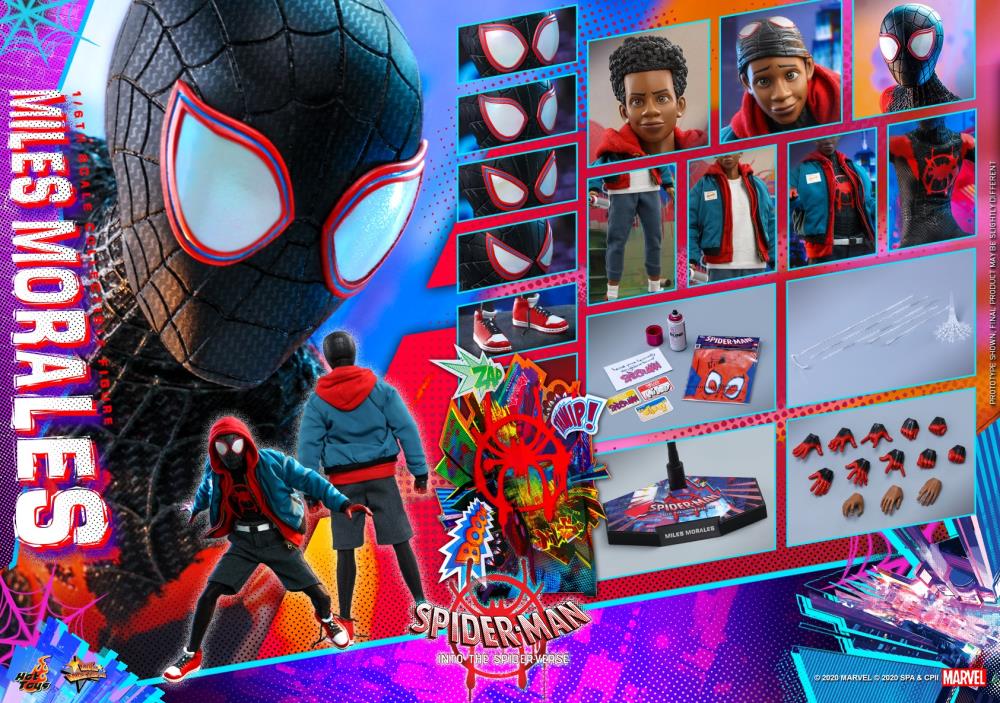 Spider-Man: Into the Spider-Verse MMS567 Miles Morales 1/6th Scale by HOTTOYS
