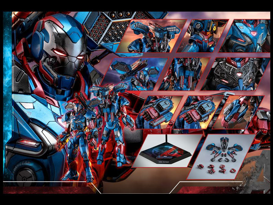 Avengers: Endgame Iron Patriot Sixth Scale Collectible Figure by Hottoys