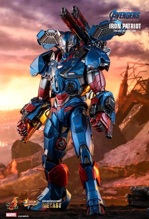 Avengers: Endgame Iron Patriot Sixth Scale Collectible Figure by Hottoys