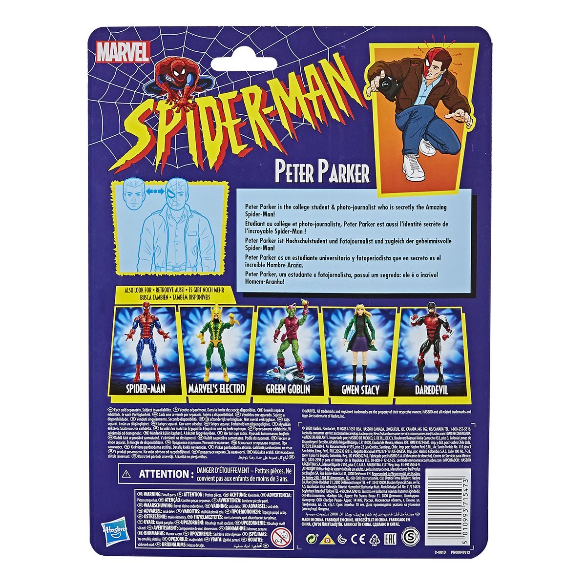 Spider-Man Retro Marvel Legends 6-Inch Action Figures Wave 1