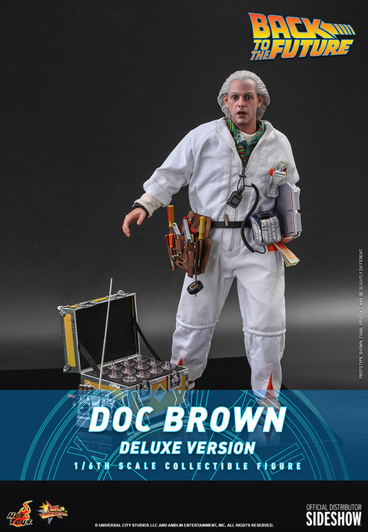 Doc Brown (Deluxe Version) Sixth Scale Figure by Hot Toys