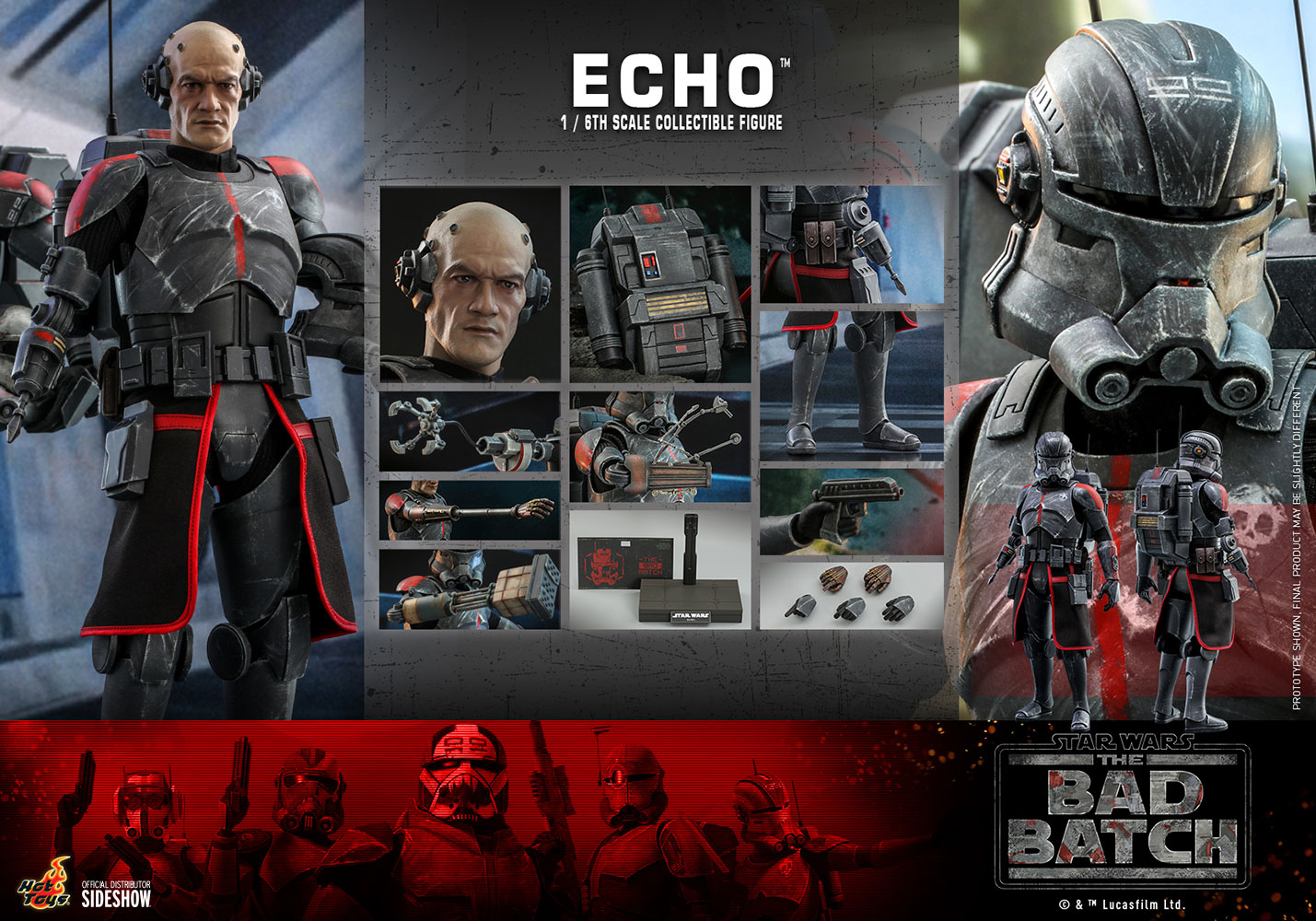 Echo Sixth Scale Figure Set by Hot Toys