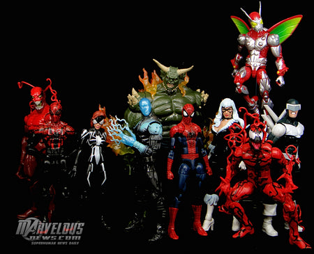 Spider-Man Marvel Legends Ultimate Green Goblin Wave Set of 9 Figures