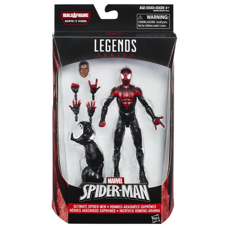 Spider-Man Marvel Legends Wave 4 Case of 6 (Space Venom BAF) Complete