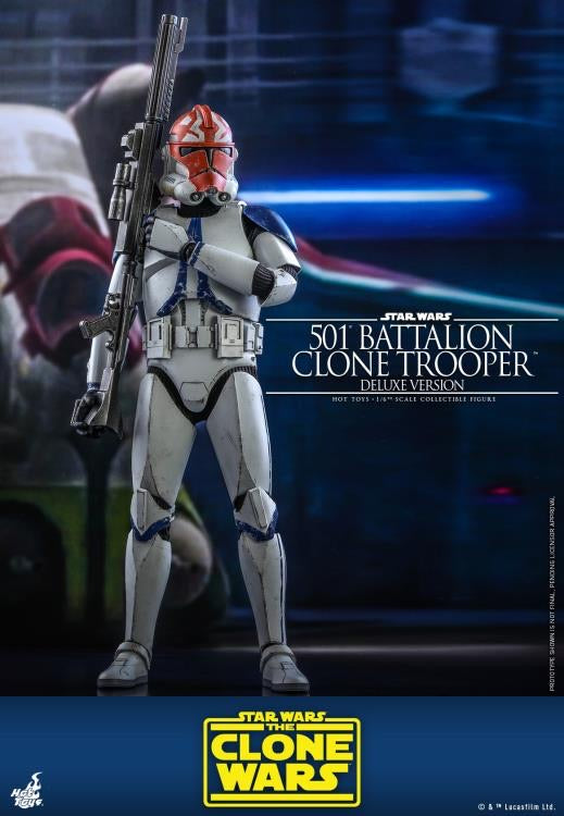 Star Wars: The Clone Wars TMS023 501st Battalion Clone Trooper (Deluxe) 1/6th Scale Figure