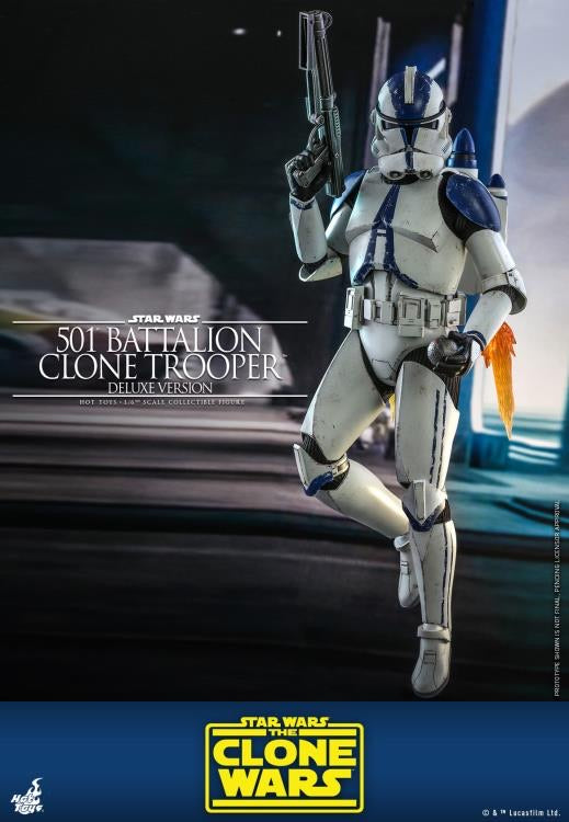 Star Wars: The Clone Wars TMS023 501st Battalion Clone Trooper (Deluxe) 1/6th Scale Figure