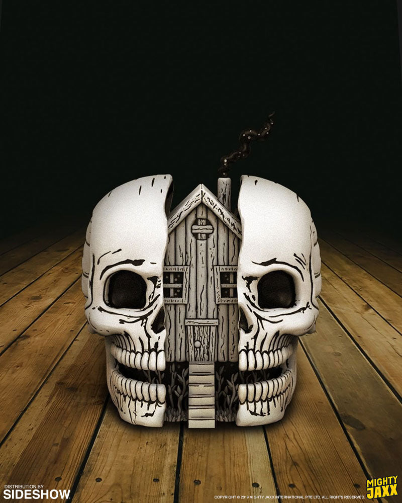 Skull House Polystone Statue by Mighty Jaxx