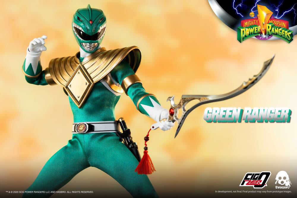 Mighty Morphin Power Rangers FigZero Core Rangers & Green Ranger 1/6 Scale Figure 6-Pack