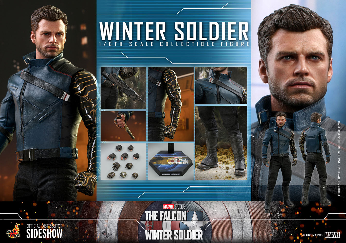 Winter Soldier Sixth Scale Figure by Hot Toys