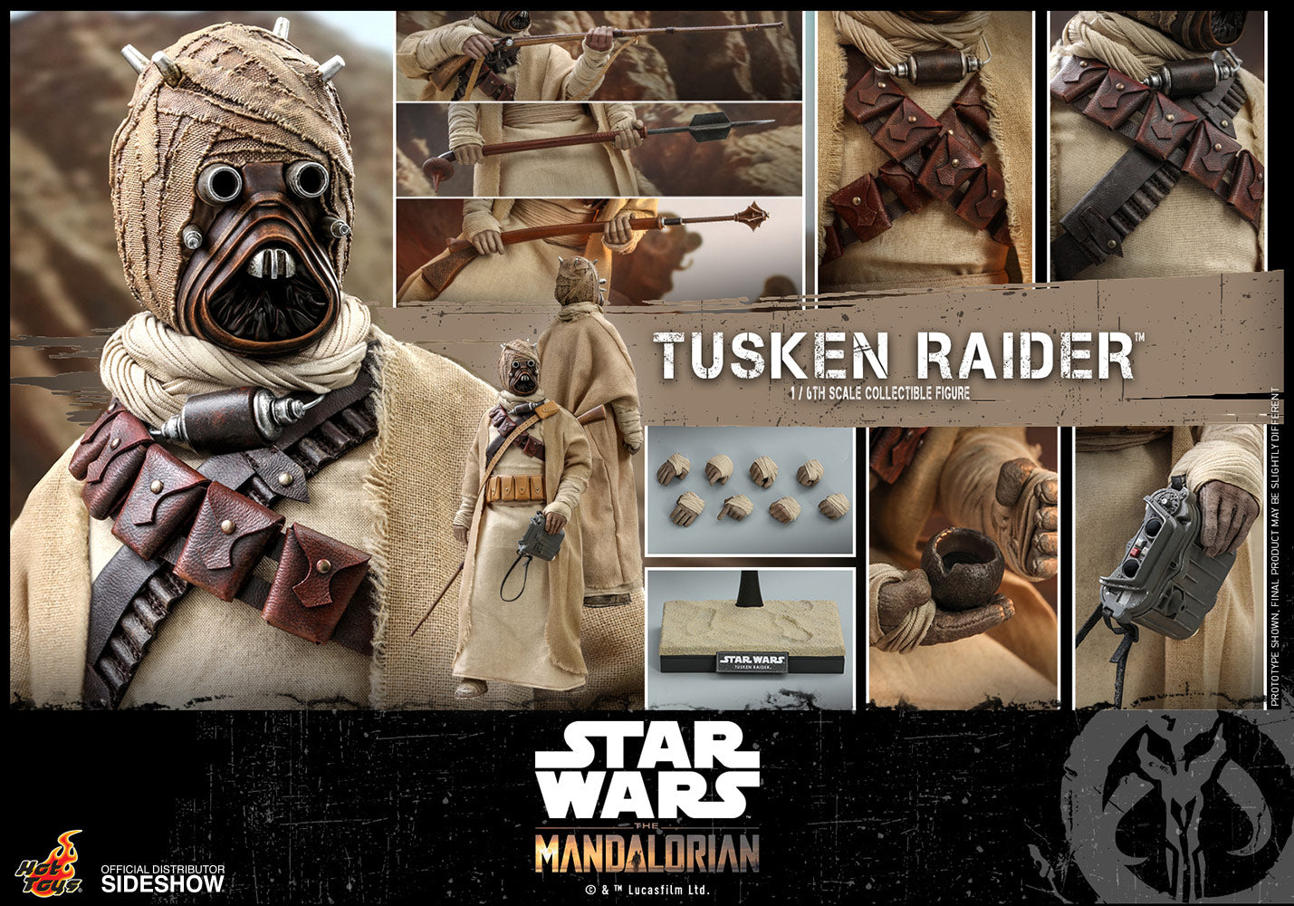 Tusken Raider Sixth Scale Figure by Hot Toys The Mandalorian