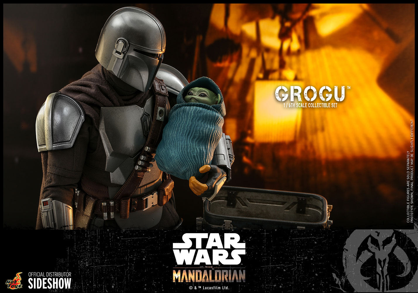 Grogu™ Sixth Scale Figure Set Sixth Scale Figure Set by Hot Toys