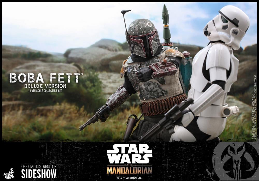 The Mandalorian Deluxe Boba Fett 1/6th Scale Collectible Figure Set