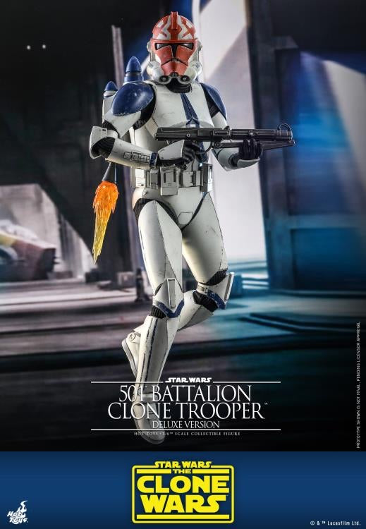 Star Wars: The Clone Wars TMS023 501st Battalion Clone Trooper (Deluxe) 1/6th Scale Figure
