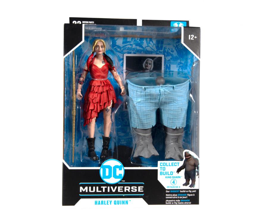 The Suicide Squad DC Multiverse Wave 1 Set of 4 Action Figures (Collect to Build: King Shark)