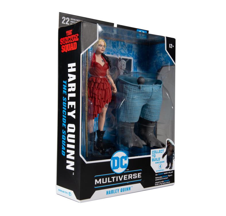 The Suicide Squad DC Multiverse Wave 1 Set of 4 Action Figures (Collect to Build: King Shark)
